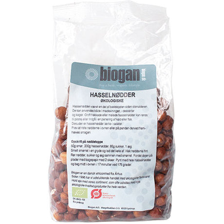 Biogan Hasselnødder Øko | 500 gr fra Biogan på Mecindo.dk