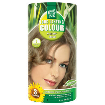 Henna Plus Hårfarve (40 ml) | 7 Medium Blond fra Henna Plus på Mecindo.dk
