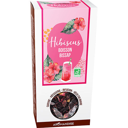 Aromandise Hibiscus Hel Økologisk | 80 gr fra Aromandise på Mecindo.dk