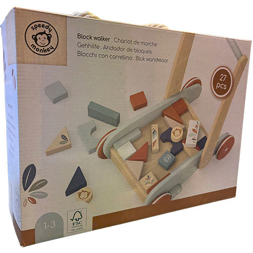 Speed Monkey Block Walker, 1 -3 år fra Speedy Monkey på Mecindo.dk