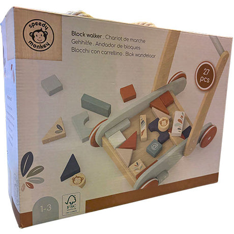 Speed Monkey Block Walker, 1 -3 år fra Speedy Monkey på Mecindo.dk