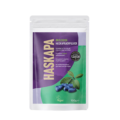 HASKAPA Haskapbaerpulver Økologisk | 100 gr fra HASKAPA på Mecindo.dk