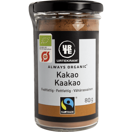 Urtekram Kakao Fairtrade 10-12% Økologisk | 80 g