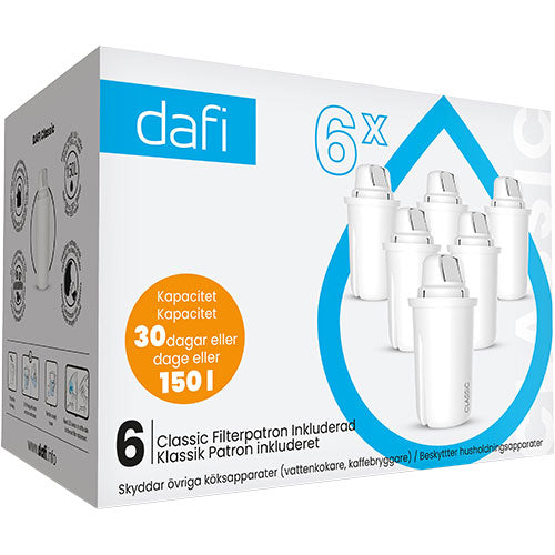 Dafi Filterpatroner | 6-pack fra Dafi på Mecindo.dk