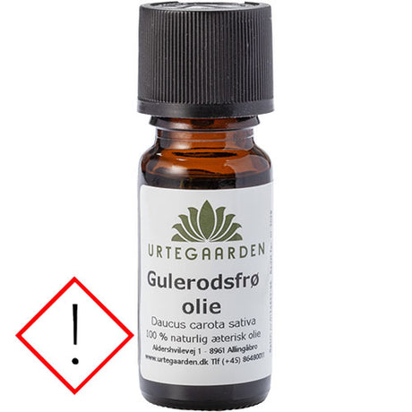 Urtegaarden Gulerodsfrøolie | 10 ml fra Urtegaarden på Mecindo.dk