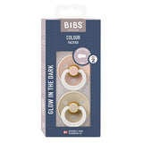 BIBS Colour Latex Size 2 Blush GLOW/Vanilla GLOW fra BIBS på Mecindo.dk