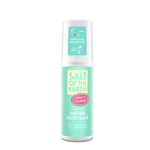 Salt of the earth Deo Spray (100 ml) | Melon & Cucumber fra Salt of the earth på Mecindo.dk