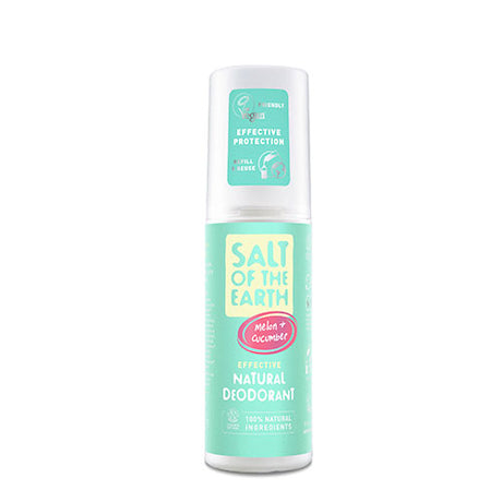Salt of the earth Deo Spray (100 ml) | Melon & Cucumber fra Salt of the earth på Mecindo.dk