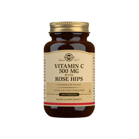 Solgar Vitamin C 500 Mg Med Hyben | 100 Tabl. fra Solgar på Mecindo.dk