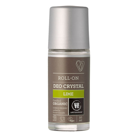 Urtekram Deo Krystal Roll On Lime | 50 ml fra Urtekram på Mecindo.dk
