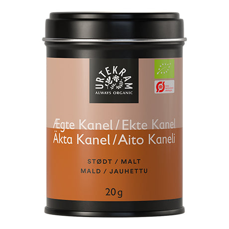 Urtekram Kanel Stødt AEgte Økologisk | 20 gr fra Urtekram på Mecindo.dk