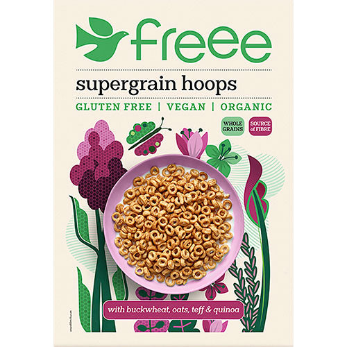 Doves Farm Supergrain Hoops Gl.fri Økologisk | 300 gr fra Doves Farm på Mecindo.dk
