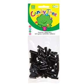 Candy Tree Lakridsstykker Salt Lakrids Økologisk | 100 g fra Candy Tree på Mecindo.dk