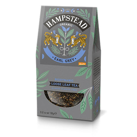 Hampstead Tea Earl Grey Te Løsvaegt Økologisk Demeter | 100 gr fra Hampstead Tea på Mecindo.dk