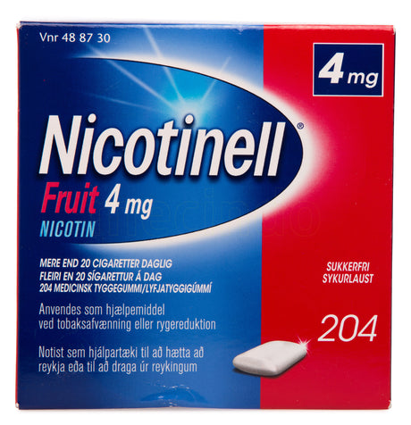 Nicotinell Fruit 4mg, 204 stk.