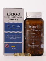 Eskio3 High Concentrated Omega-3 | 120 kapsler fra Eskio3 på Mecindo.dk