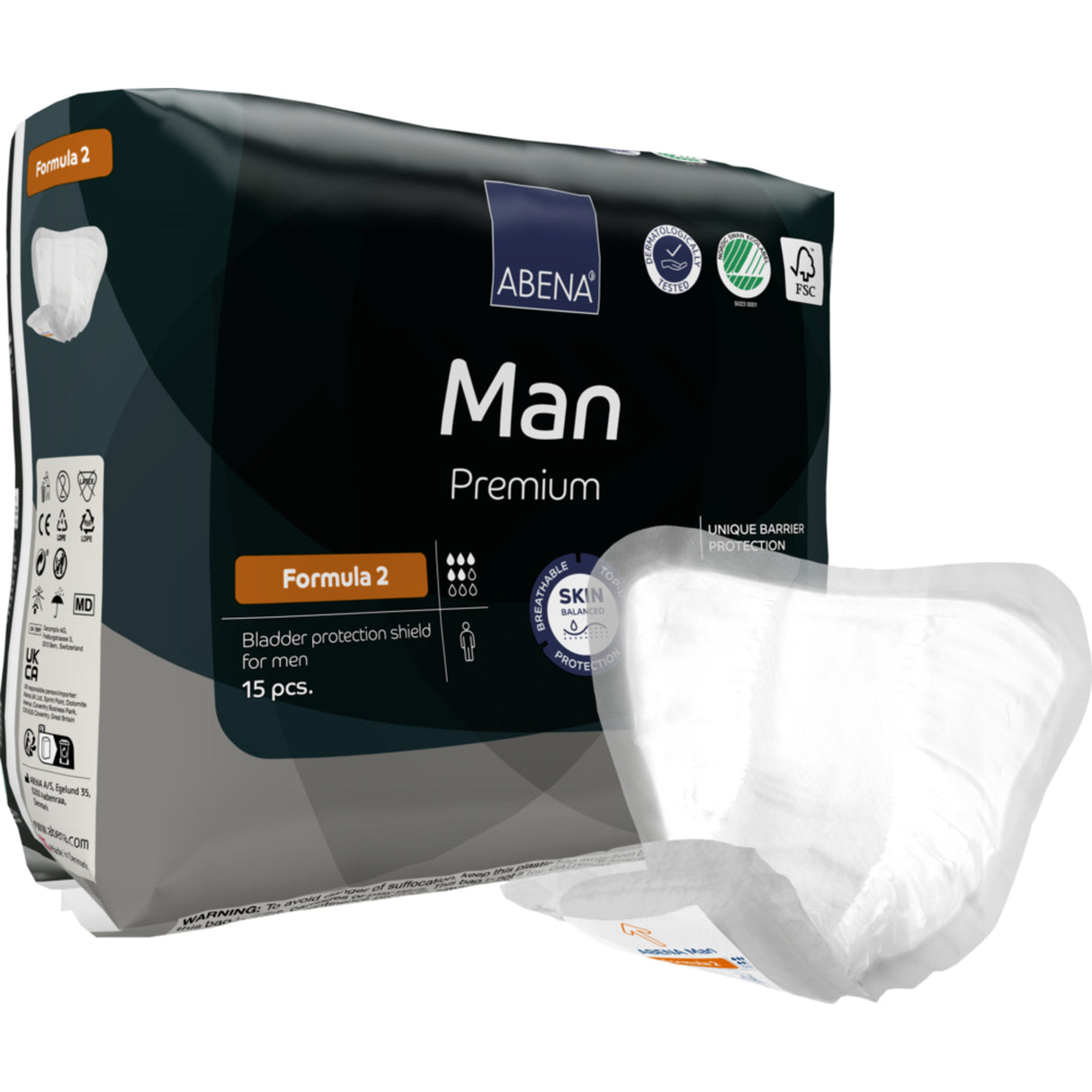 Abena Man Formula 2 | 15 stk fra Abena på Mecindo.dk