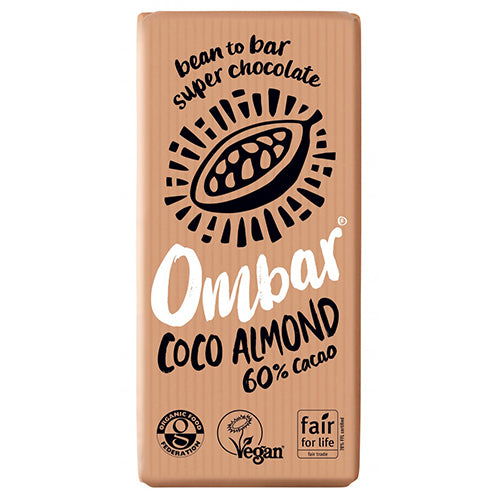 Ombar Kokos Mandel | 70 gr fra Ombar på Mecindo.dk