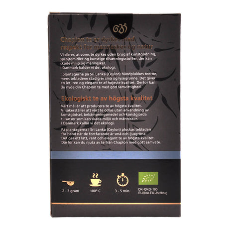 Chaplon Earl Grey Te, Refill 100 G I AEske, Økologisk | 100 gr fra Chaplon på Mecindo.dk