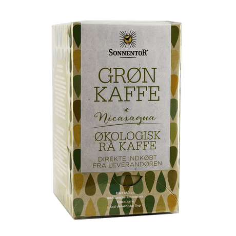 Sonnentor Grøn Kaffe Økologisk | 18 breve fra Sonnentor på Mecindo.dk