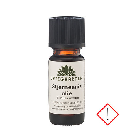 Urtegaarden Stjerneanisolie | 10 ml fra Urtegaarden på Mecindo.dk