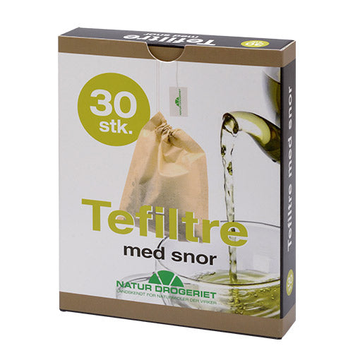 Natur-Drogeriet Tefiltre Med Snor Engangsfilter, Ubleget fra Natur-Drogeriet på Mecindo.dk