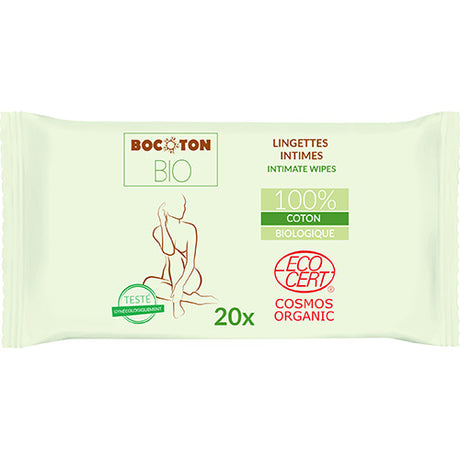 Bocoton Bio Vådservietter T. Intimpleje Øko fra Bocoton Bio på Mecindo.dk