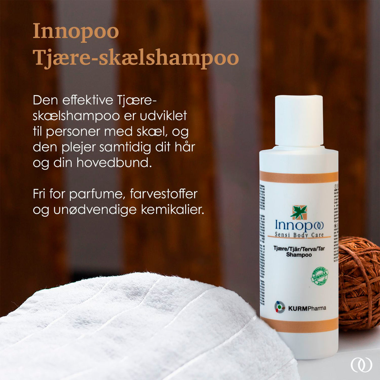 Innopoo Tjæreshampoo Mod Skæl | 150 ml