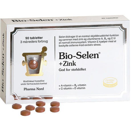 Pharma Nord Bio-selen+zink | 90 kapsler fra Pharma Nord på Mecindo.dk