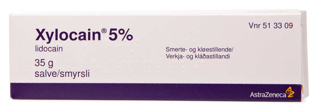 Xylocain Salve | 35 gr fra Xylocain på Mecindo.dk