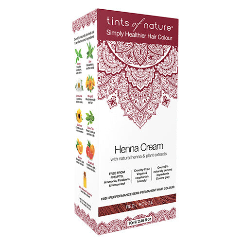 Hårfarve Henna Creme Red fra Tints of nature på Mecindo.dk