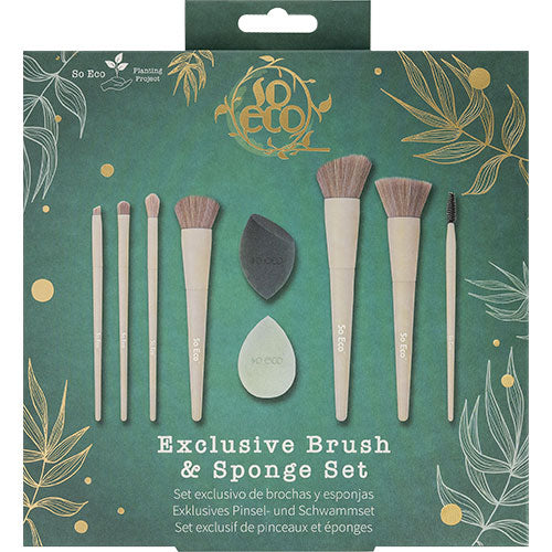So Eco Exclusive Brush & Sponge Set fra So Eco på Mecindo.dk