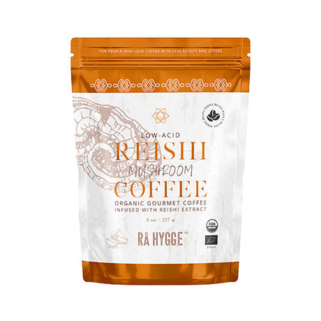 Rå Hygge Reishi Svampekaffe - Hele Bønner Økologisk | 227 gr fra Rå Hygge på Mecindo.dk