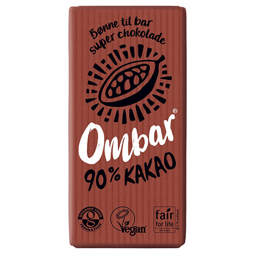 Ombar 90% Chokolade Økologisk | 35 gr fra Ombar på Mecindo.dk
