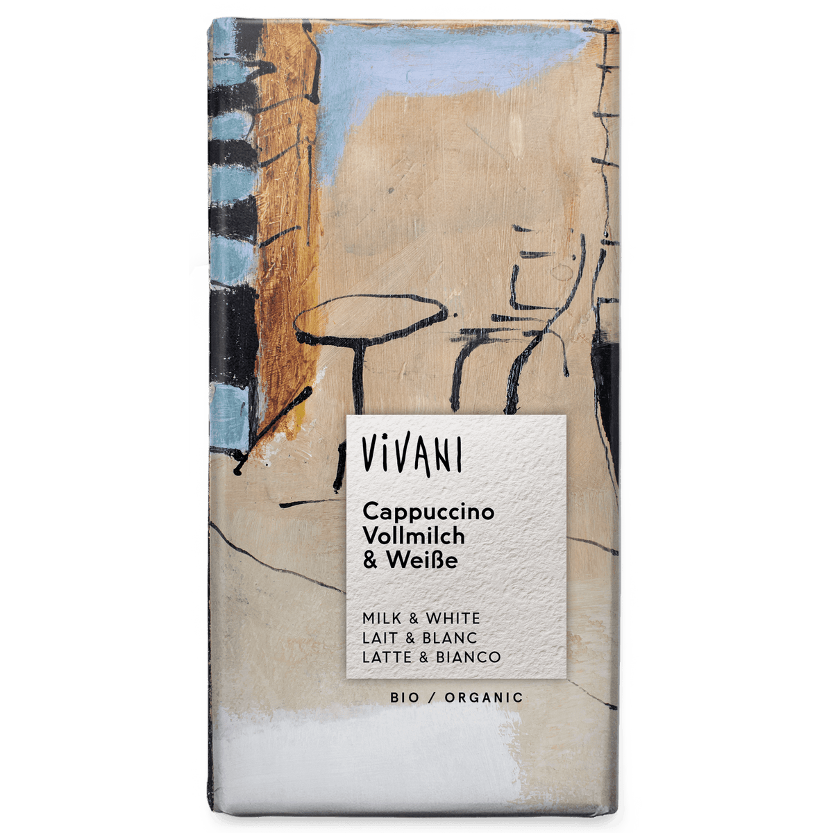 Vivani Cappuchino Chokolade Økologisk | 100 g