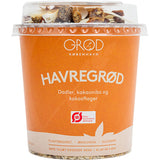 GRØD Havregrød m dadler, kakaonibs & kokosflager Økologisk | 71 gr fra GRØD på Mecindo.dk