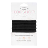 KooShoo Hårelastikker Sort Plastikfri 8 Stk (Store) fra KooShoo på Mecindo.dk