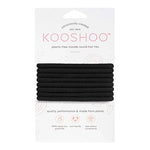 KooShoo Hårelastikker Sort Plastikfri 8 Stk (Store)