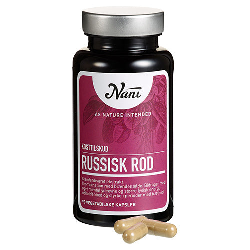 Nani Russisk Rod | 90 kapsler fra Nani på Mecindo.dk