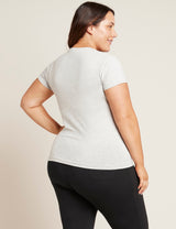 Boody Women´s Crew Neck Light Marl | Str. S fra Boody på Mecindo.dk