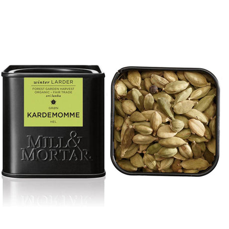 Mill & Mortar Kardemomme Hel Grøn Økologisk | 25 gr fra Mill & Mortar på Mecindo.dk