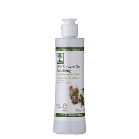 BIOselect Oliven Shower Gel Revitalizing | 250 ml fra BIOselect på Mecindo.dk