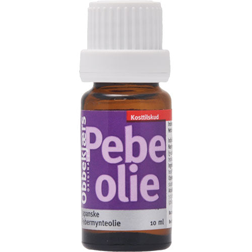 Obbekjaers Pebermynte Olie | 10 ml fra Obbekjaers på Mecindo.dk