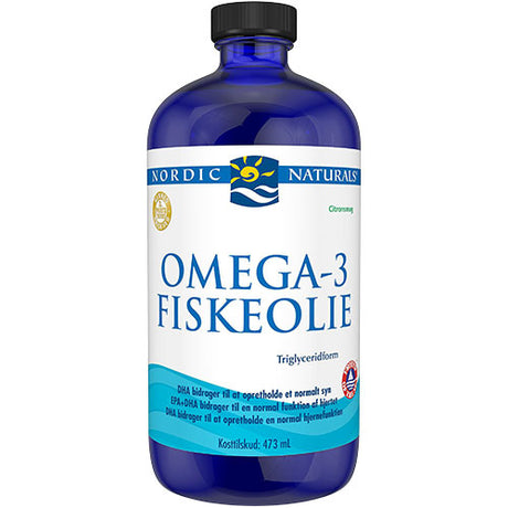 Nordic Naturals Omega 3 Med Citronsmag | 473 ml fra Nordic Naturals på Mecindo.dk