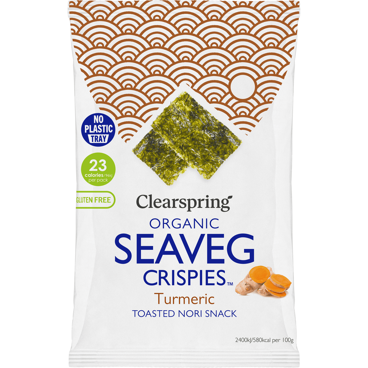 Clearspring Tang Chips Økologisk | Gurkemeje Seaveg Crispies