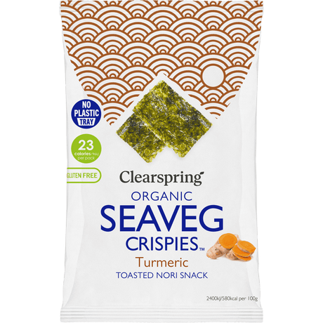 Clearspring Tang Chips Økologisk | Gurkemeje Seaveg Crispies