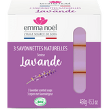 Emma Noël Lavendel Sæbe 3 X 150 Gr. | 450 g fra Emma Noël på Mecindo.dk