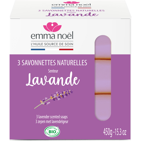Emma Noël Lavendel Sæbe 3 X 150 Gr. | 450 g