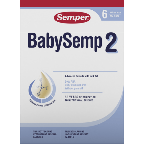Semper Babysemp 2 Tilskudsblanding Fra 6 Mdr | 800 gr