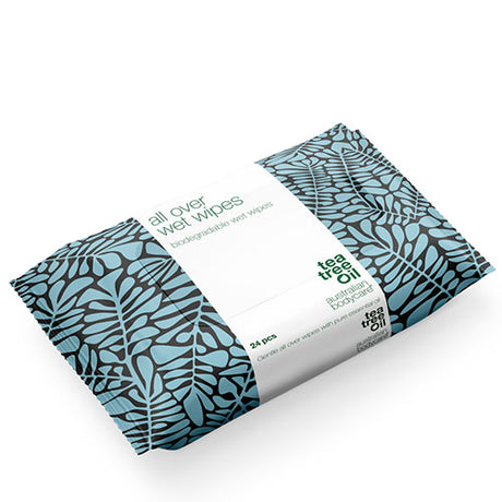 Australian Bodycare Vådservietter Tea Tree Oil 24 Stk fra Australian Bodycare på Mecindo.dk